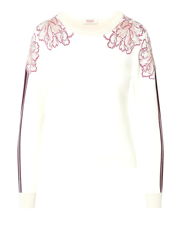 Liu Jo Maglia Donna Mod. TF6094 MS49I D3041 Panna