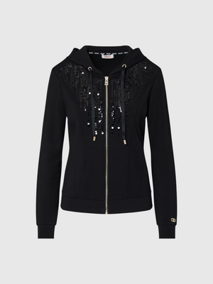 Liu Jo Felpa cappuccio Donna Mod. TF6134 FS576 22222 Nero