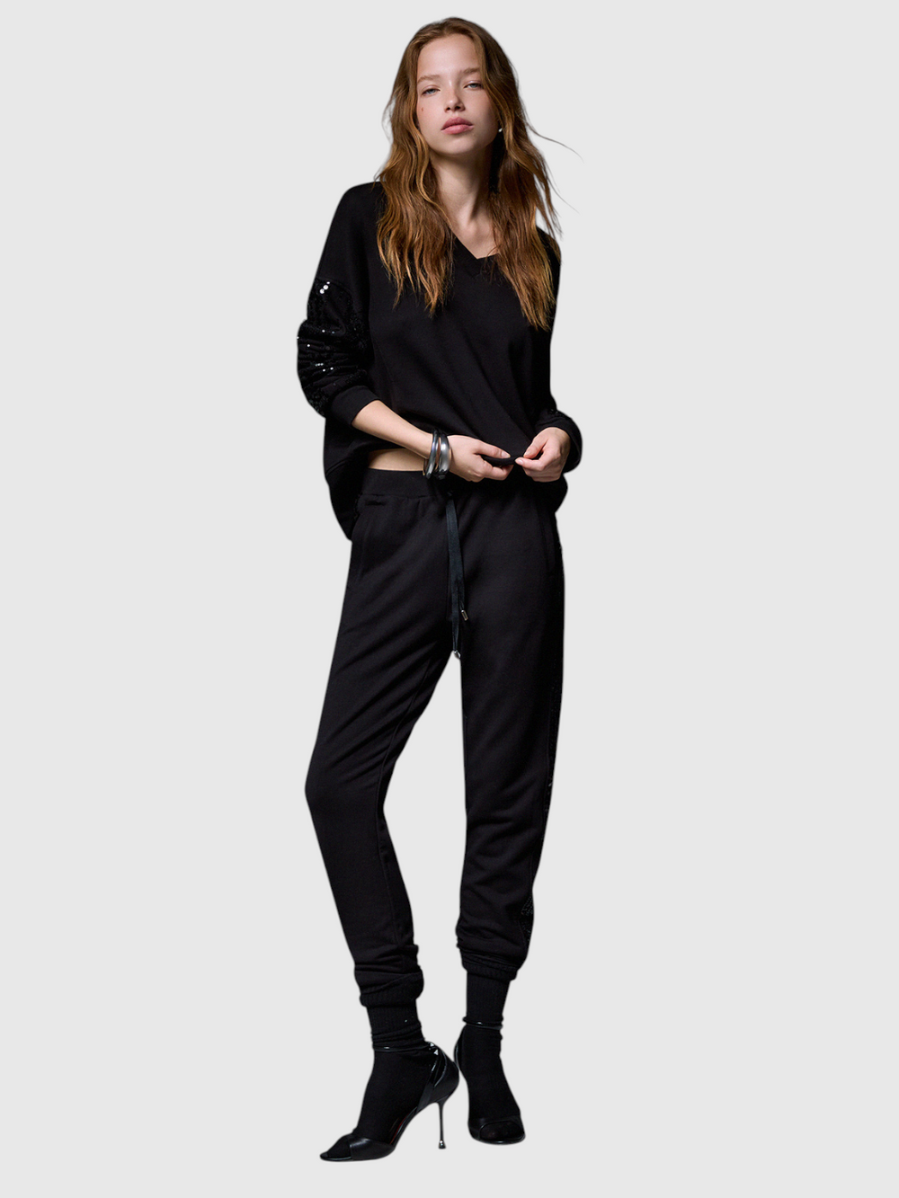 Liu Jo Pantalone Donna Mod. TF6143 FS576 D3063 Nero