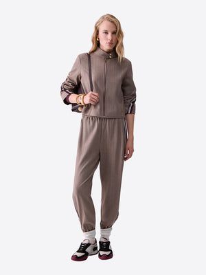Liu Jo Felpa Zip Donna Mod. TF6146 T692A DDX06 Beige
