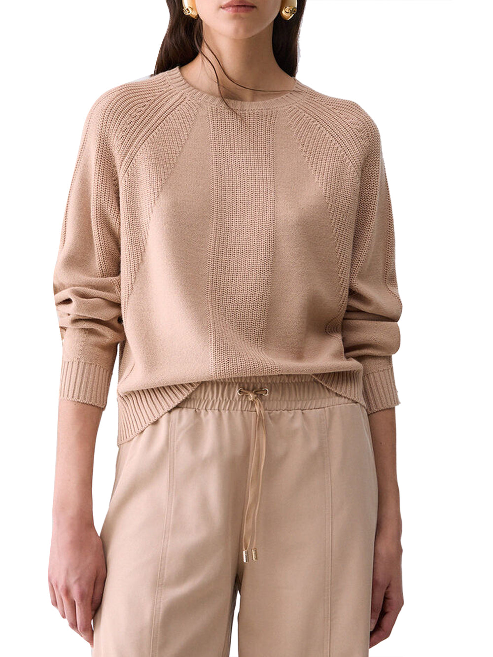 Liu Jo Maglia Donna Mod. TF6153 MA22S D3046 Biscotto