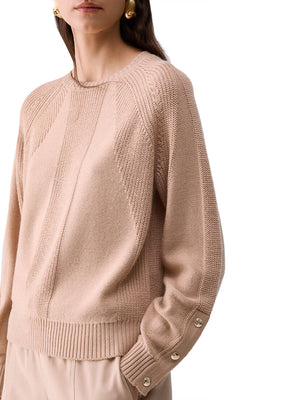 Liu Jo Maglia Donna Mod. TF6153 MA22S D3046 Biscotto