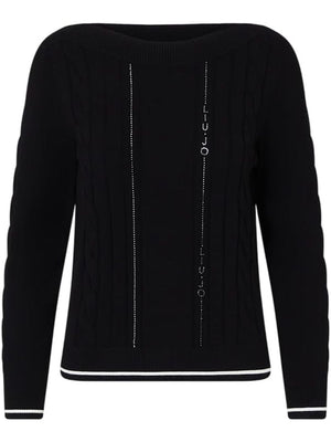 Liu Jo Maglia Donna Mod. TF6189 MS63L A3521 Nero
