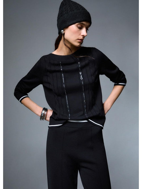 Liu Jo Maglia Donna Mod. TF6189 MS63L A3521 Nero