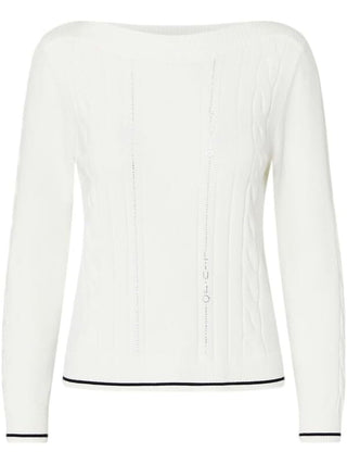 Liu Jo Maglia Donna Mod. TF6189 MS63L V9382 Bianco
