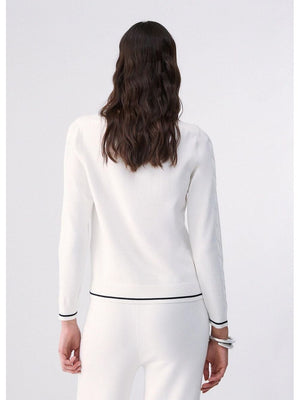 Liu Jo Maglia Donna Mod. TF6189 MS63L V9382 Bianco