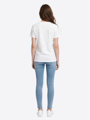 Liu Jo T-shirt Donna Mod. TF6251 JS923 Q9808 Bianco