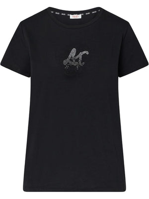 Liu Jo T-shirt Donna Mod. TF6251 JS923 S9149 Nero
