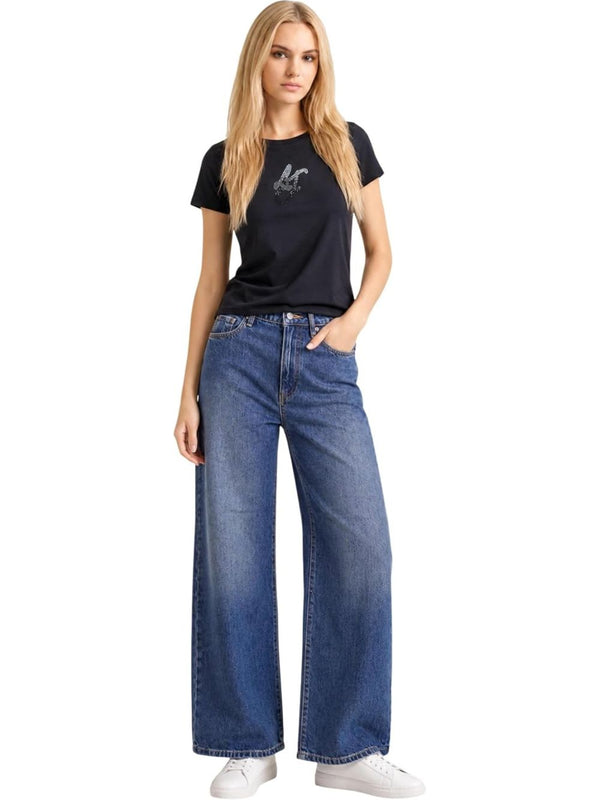 Liu Jo T-shirt Donna Mod. TF6251 JS923 S9149 Nero