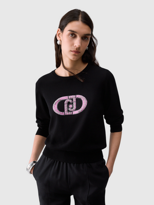 Liu Jo Maglia Donna Mod. TF6261 MS63L L9312 Nero