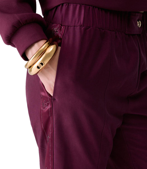 Liu Jo Pantalone Donna Mod. TF6267 T700A 91718 Bordeau
