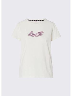 Liu Jo T-shirt Donna Mod. TF6283 JS923 Q9808 Panna
