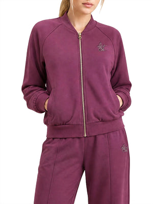 Liu Jo Felpa Zip Donna Mod. TF6287 J3958 91718 Bordeau