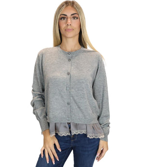 Liu Jo Cardigan Donna Mod. WF6034 MA16R 02050 Grigio