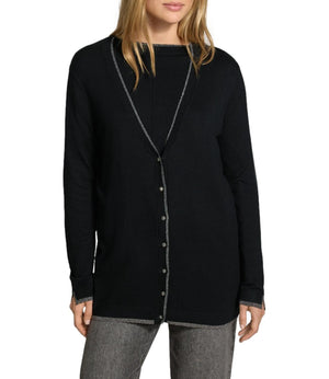 Liu Jo Cardigan Donna Mod. WF6083 MS49I 22222 Nero