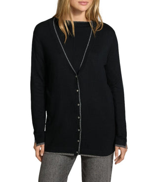 Liu Jo Cardigan Donna Mod. WF6083 MS49I 22222 Nero