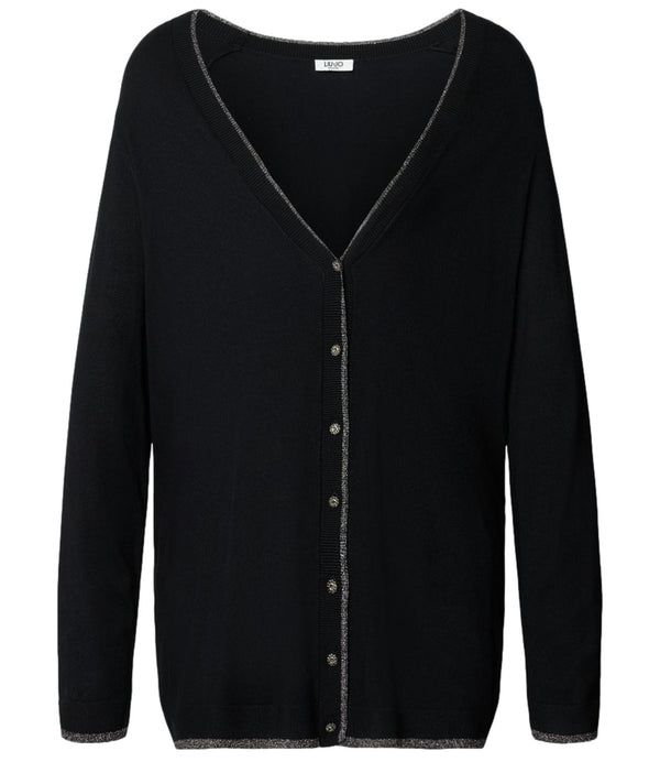 Liu Jo Cardigan Donna Mod. WF6083 MS49I 22222 Nero