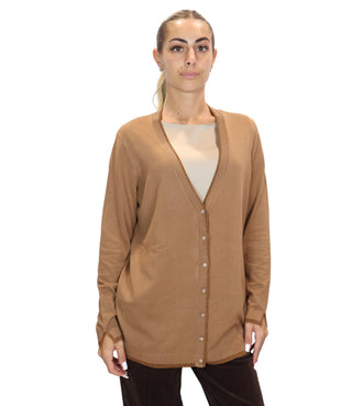 Liu Jo Cardigan Donna Mod. WF6083 MS49I 81020 Cammello