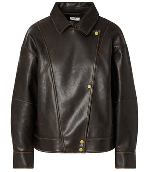 Liu Jo Giubbotto pelle Donna Mod. WF6194 E1106 91419 Moro