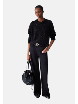 Liu Jo Maglia Donna Mod. WF6286 MA37R 22222 Nero
