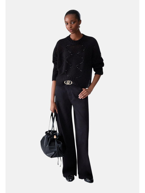 Liu Jo Maglia Donna Mod. WF6286 MA37R 22222 Nero