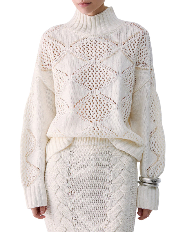 Liu Jo Maglia Donna Mod. WF6287 MA37R 10701 Panna