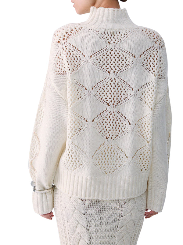 Liu Jo Maglia Donna Mod. WF6287 MA37R 10701 Panna
