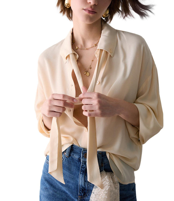 Liu Jo Camicia m/l Donna Mod. WF6330 T2578 51216 Crema
