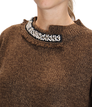 Liu Jo Maglia Donna Mod. WF6383 MA27S 09Z08 Moro