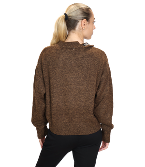 Liu Jo Maglia Donna Mod. WF6383 MA27S 09Z08 Moro
