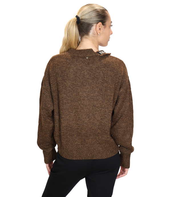 Liu Jo Maglia Donna Mod. WF6383 MA27S 09Z08 Moro
