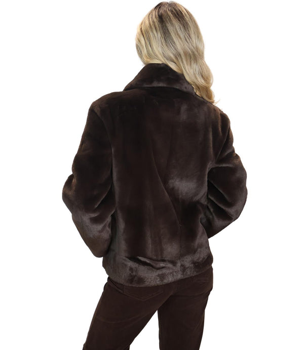 Liu Jo Eco-Pelliccia Donna Mod. WF6405 E1170 L9338 Moro