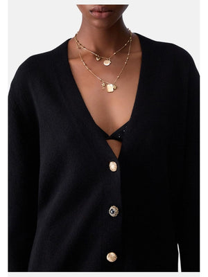 Liu Jo Cardigan Donna Mod. WF6417 MS009 L9456 Nero