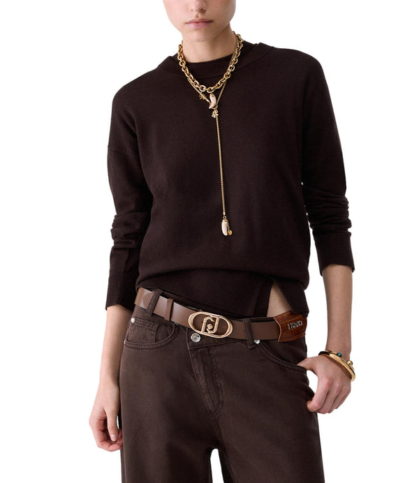 Liu Jo Maglia Donna Mod. WF6418 MA16R 91106 Moro