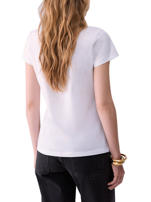 Liu Jo T-shirt Donna Mod. WF6447 JS923 L9481 Bianco