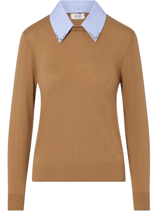 Liu Jo Maglia Donna Mod. WF6452 MA16R L9440 Cammello