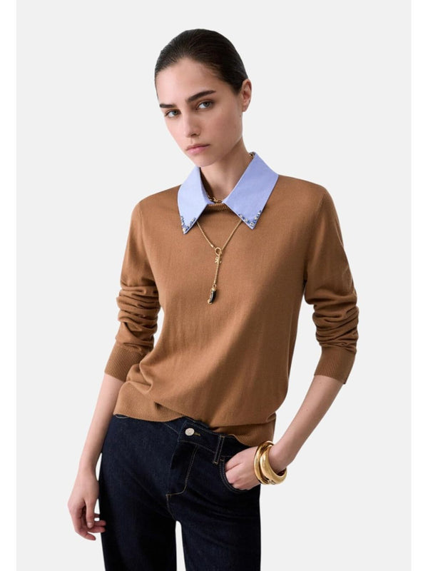 Liu Jo Maglia Donna Mod. WF6452 MA16R L9440 Cammello