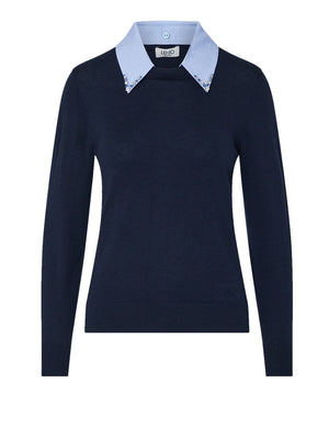 Liu Jo Maglia Donna Mod. WF6452 MA16R L9446 Blu