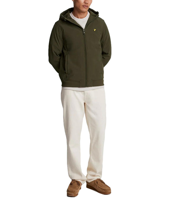 Lyle & Scott Giubbotto corto Uomo Mod. JK2110V SOFTSHELL Y294 Verde