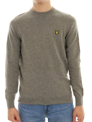 Lyle & Scott Maglione Girocollo Uomo Mod. KN2114VC LANA Y356 Beige