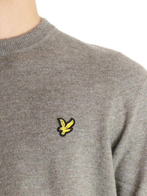 Lyle & Scott Maglione Girocollo Uomo Mod. KN2114VC LANA Y356 Beige