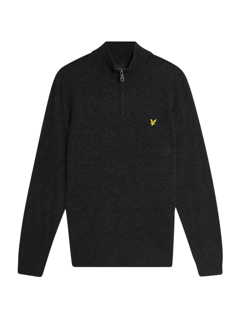Lyle & Scott Maglione 1/2 Zip Uomo Mod. KN2330V LANA W155 Nero