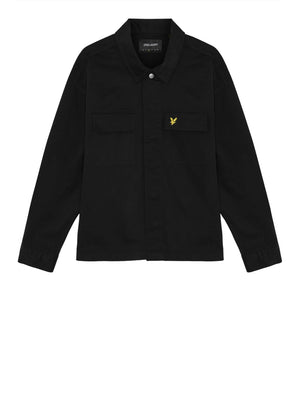 Lyle & Scott Camicia Manica Lungal Uomo Mod. LW2504V OVERSHIRT Z865 Nero