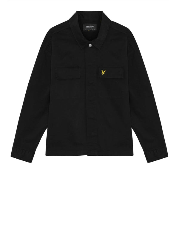 Lyle & Scott Camicia Manica Lungal Uomo Mod. LW2504V OVERSHIRT Z865 Nero