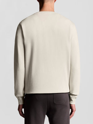 Lyle & Scott Felpa Girocollo Uomo Mod. ML1131V W870 Avorio