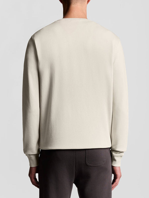 Lyle & Scott Felpa Girocollo Uomo Mod. ML1131V W870 Avorio