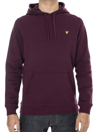 Lyle & Scott Felpa cappuccio Uomo Mod. ML1139V Z562 Bordeau