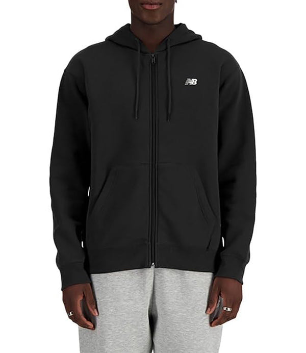New Balance Felpa Zip Uomo Mod. MJ41502 BK Nero