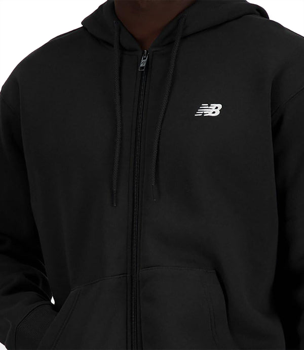 New Balance Felpa Zip Uomo Mod. MJ41502 BK Nero
