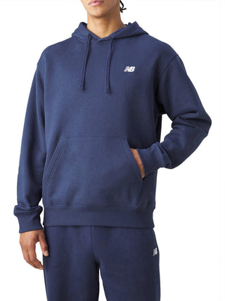 New Balance Felpa cappuccio Uomo Mod. MT41511 NNY Blu